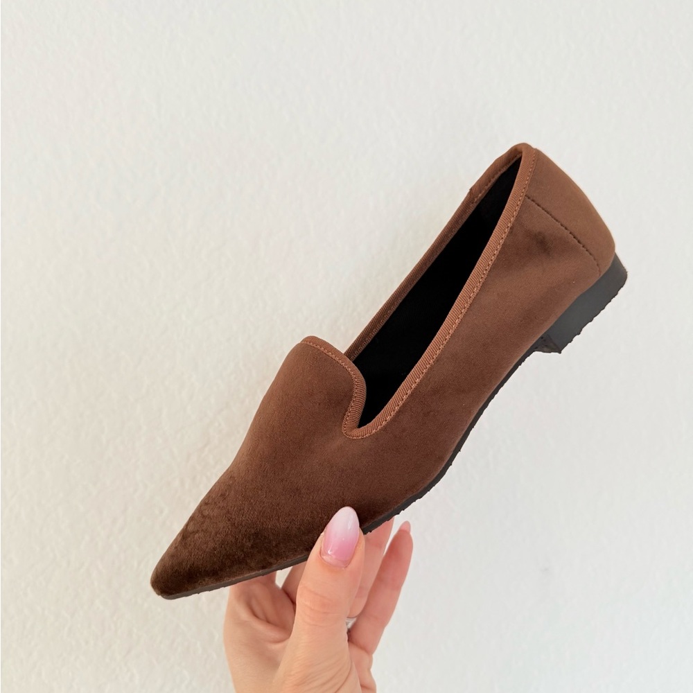 Divine Follie Elegant Brown Velvet Loafers for Women IT 36